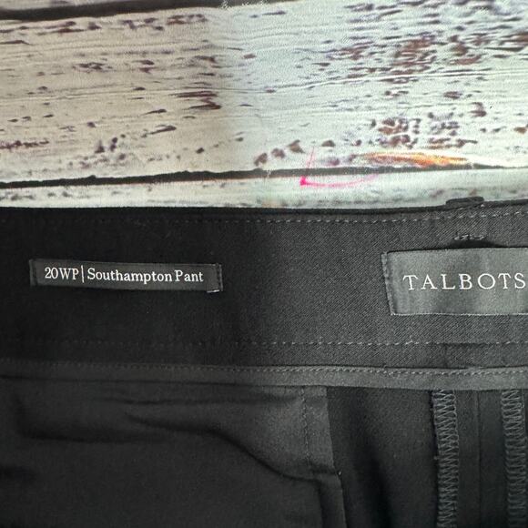 Talbots 20WP Southampton Pants Black Stretch Dress Slacks Petite - Picture 8 of 8